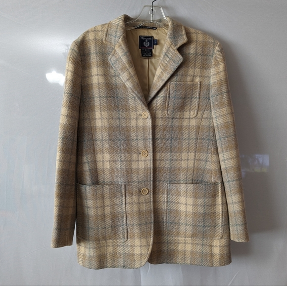 FACONNABLE wool Alpaca women's blazer designed in France made in Italy - Picture 7 of 9